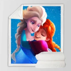 Frozen Movie Princess Sherpa Fleece Blanket
