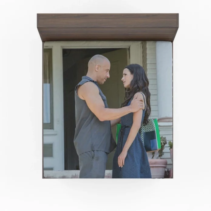 Furious 7 Movie Dom and Mia Fitted Sheet