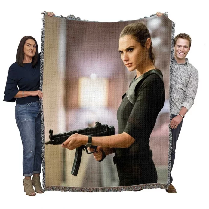 Gal Gadot Movie Keeping Up with the Joneses Woven Blanket