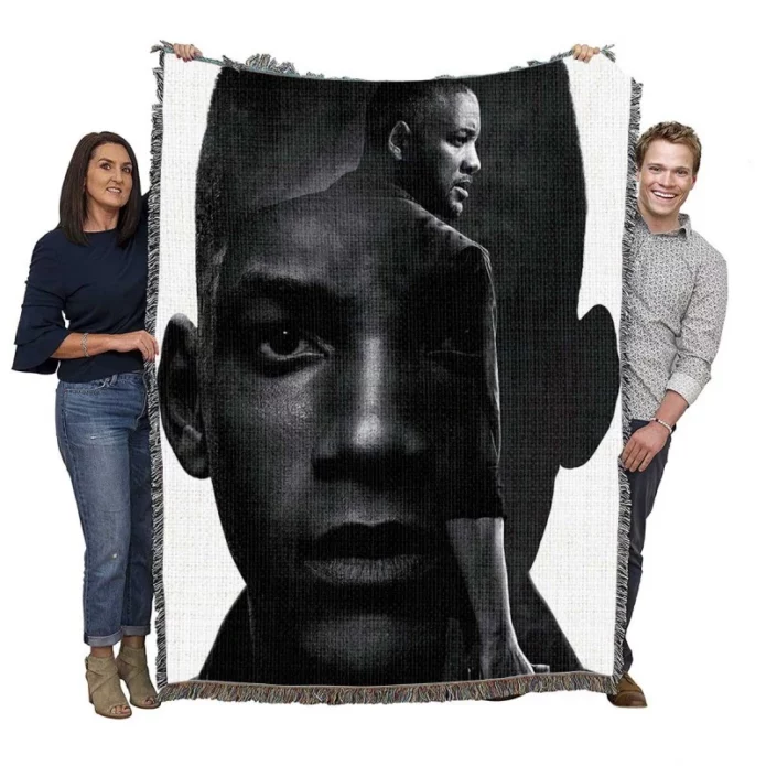 Gemini Man Movie Woven Blanket