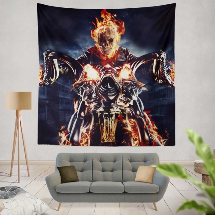 Ghost Rider Movie Wall Hanging Tapestry