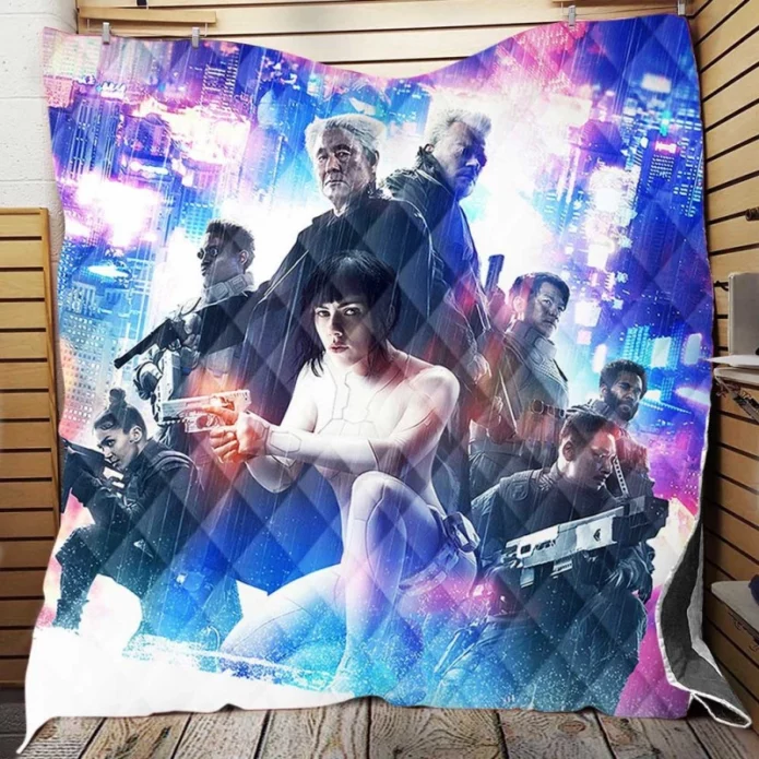 Ghost in the Shell Movie Quilt Blanket