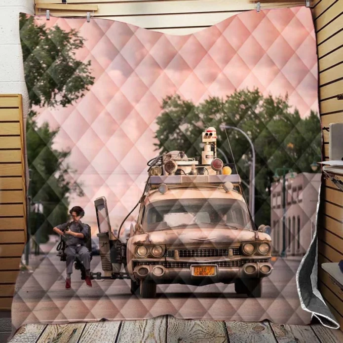 Ghostbusters Afterlife Movie Mckenna Grace Quilt Blanket