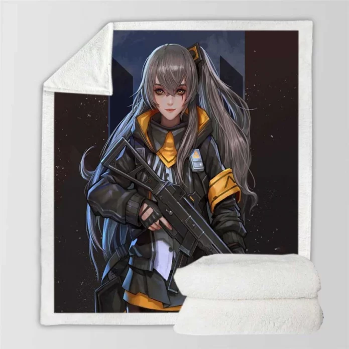 Girls Frontline 039s Anime Games Sherpa Fleece Blanket