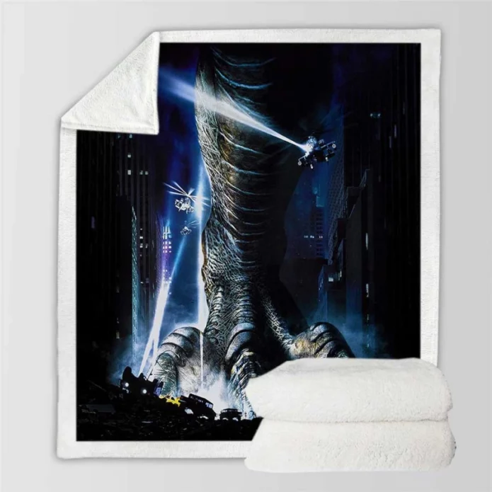 Godzilla Movie Sherpa Fleece Blanket