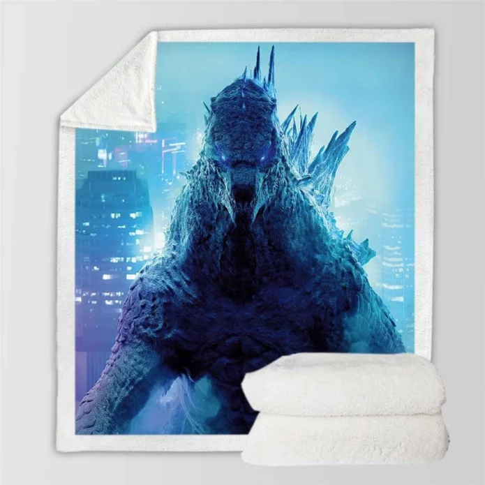 Godzilla vs Kong Movie Sherpa Fleece Blanket