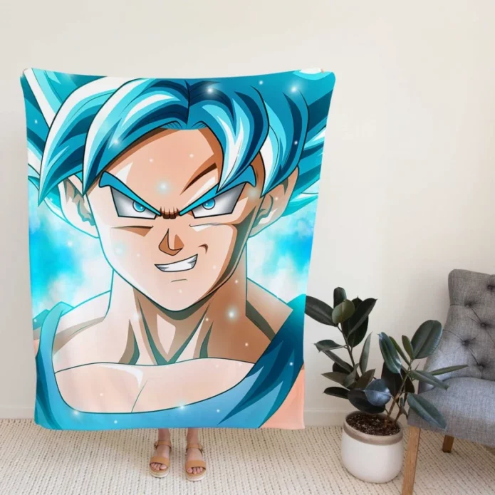 Goku Japanes Super Hero Fleece Blanket