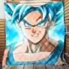 Goku Japanes Super Hero Quilt Blanket