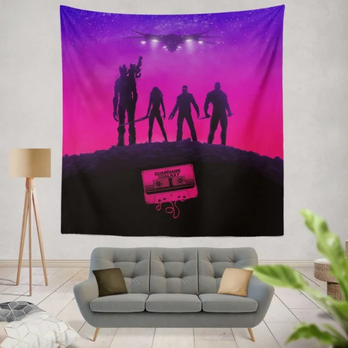 Guardians of the Galaxy Movie Start Lord Wall Hanging Tapestry