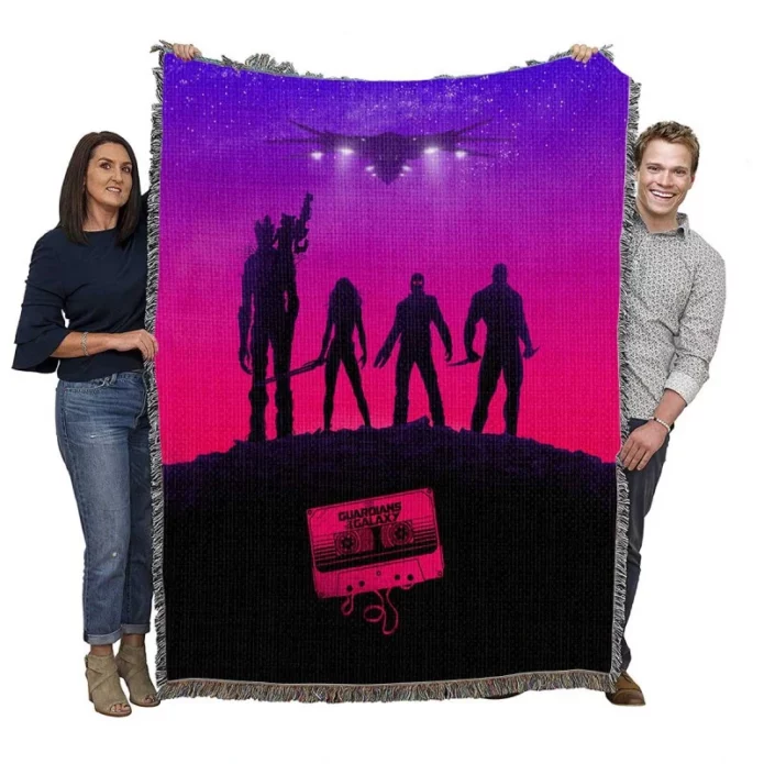 Guardians of the Galaxy Movie Start Lord Woven Blanket