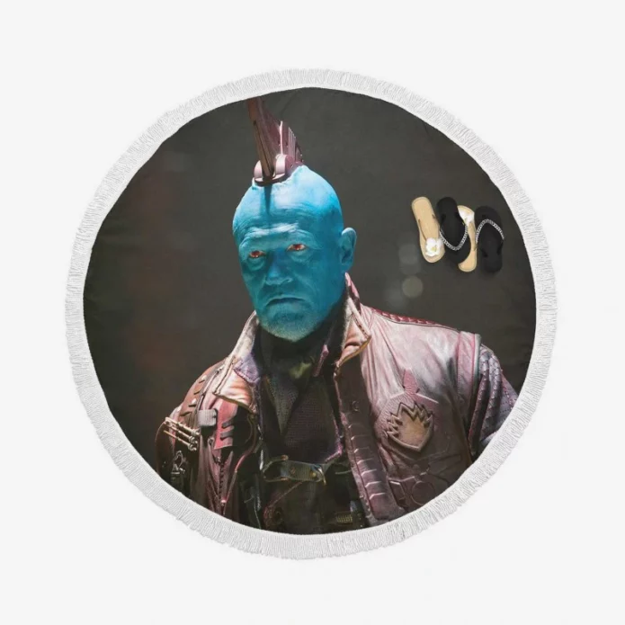 Guardians of the Galaxy Vol 2 Movie Michael Rooker Yondu Round Beach Towel