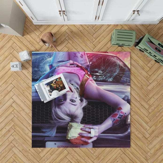 Harleen Quinzel Harley Quinn in Birds of Prey DC Movie Rug