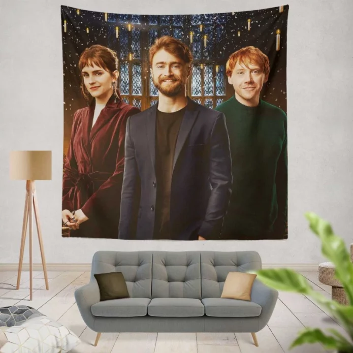 Harry Potter 20th Anniversary Return to Hogwarts Movie Wall Hanging Tapestry