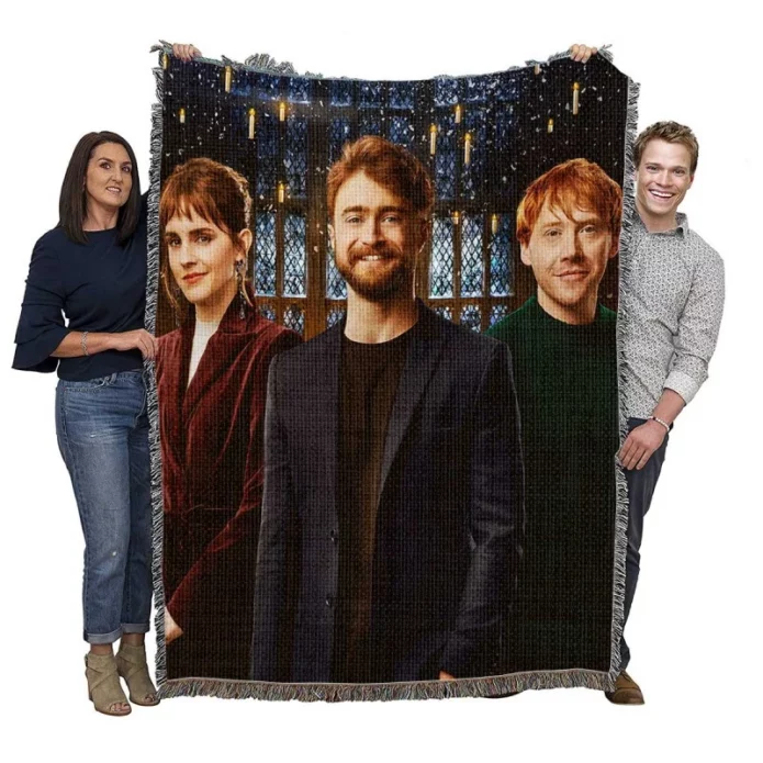 Harry Potter 20th Anniversary Return to Hogwarts Movie Woven Blanket