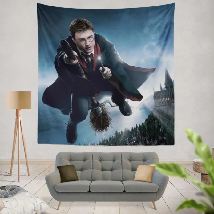 Harry Potter Movie Hogwarts Castle Wall Hanging Tapestry