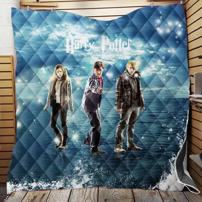 Harry Potter Movie Ron and Herione Quilt Blanket