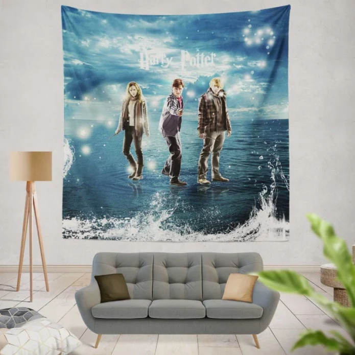 Harry Potter Movie Ron and Herione Wall Hanging Tapestry