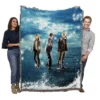 Harry Potter Movie Ron and Herione Woven Blanket