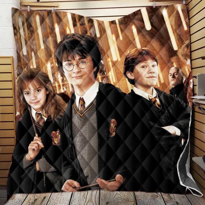 Harry Potter and the Chamber of Secrets Movie Quilt Blanket