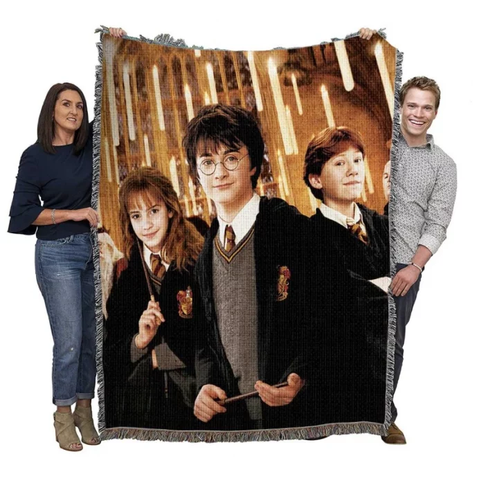 Harry Potter and the Chamber of Secrets Movie Woven Blanket