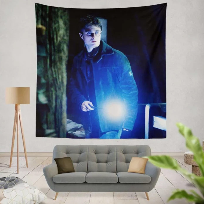 Harry Potter and the Deathly Hallows Movie Daniel Radcliffe Wall Hanging Tapestry