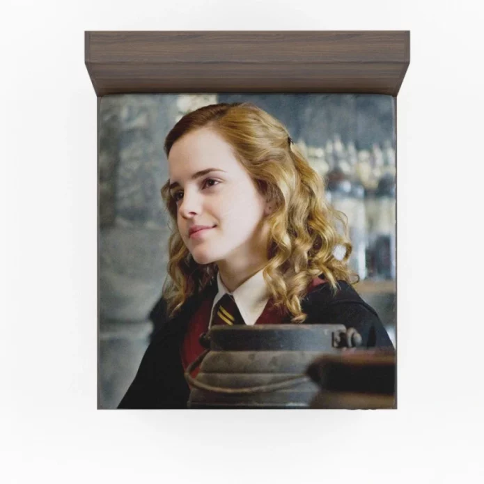 Harry Potter and the Half-Blood Prince Movie Emma Watson Hermione Granger Fitted Sheet