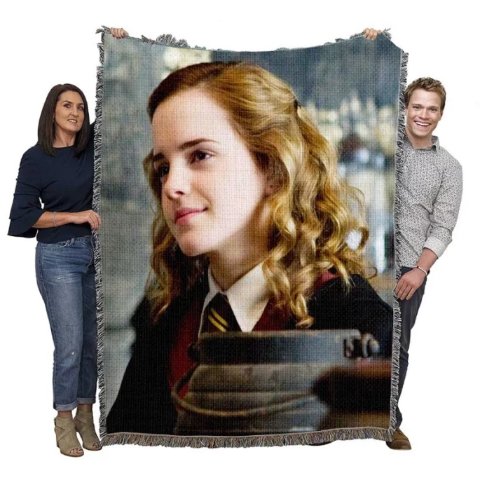 Harry Potter and the Half-Blood Prince Movie Emma Watson Hermione Granger Woven Blanket