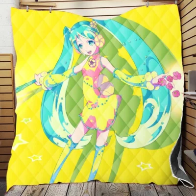 Hatsune Miku Vocaloid Japanese Anime Quilt Blanket