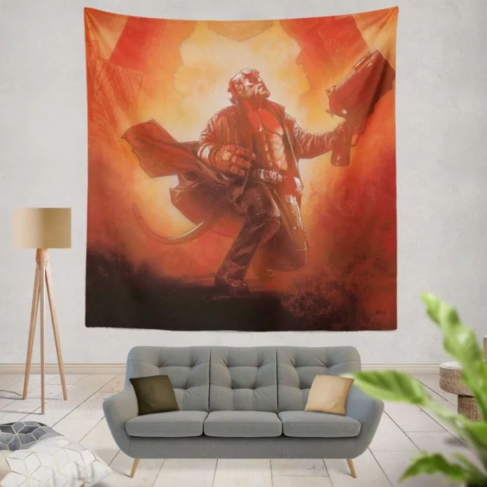 Hellboy II The Golden Army Movie Wall Hanging Tapestry