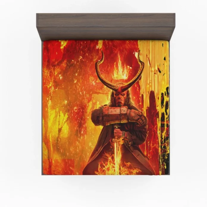 Hellboy Movie David Harbour Fitted Sheet