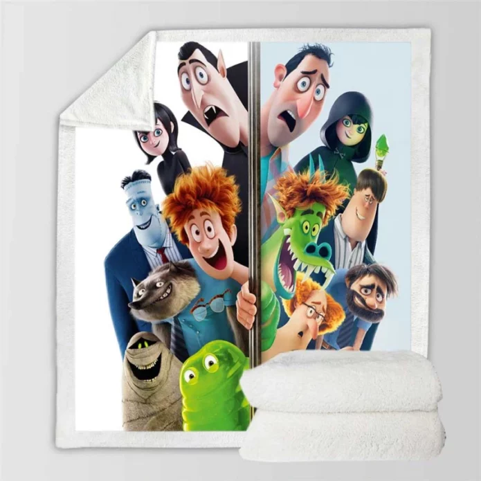 Hotel Transylvania Transformania Kids Movie Sherpa Fleece Blanket