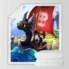 How To Train Your Dragon Movie Hiccup Chibi Sherpa Fleece Blanket