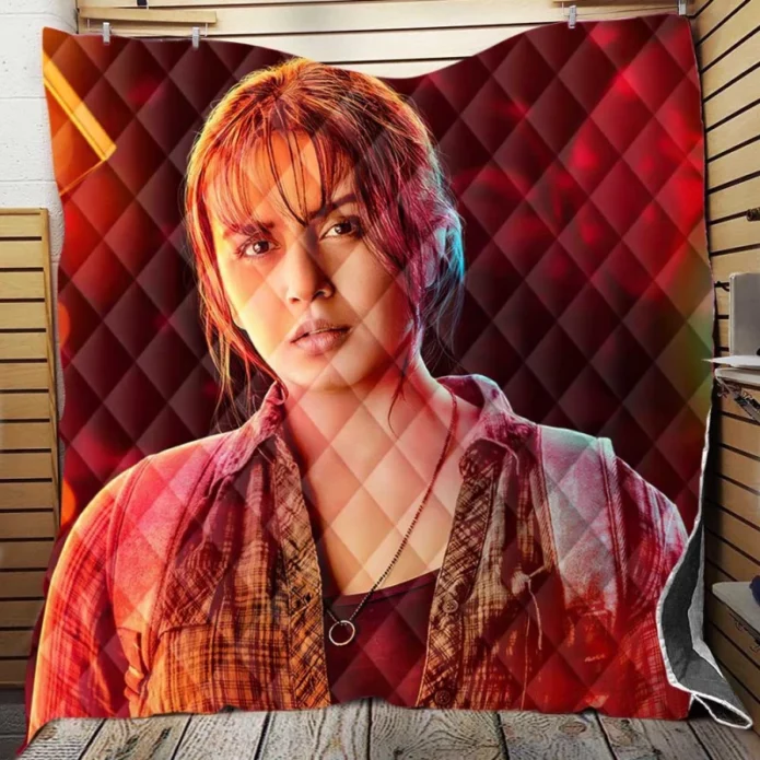 Huma Qureshi as Geeta in Army of the Dead Movie Quilt Blanket
