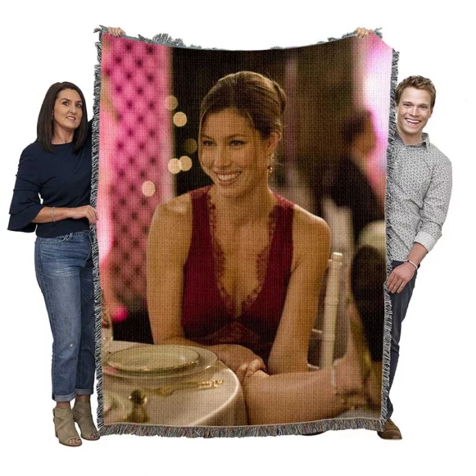 I Now Pronounce You Chuck and Larry Movie Jessica Biel Woven Blanket