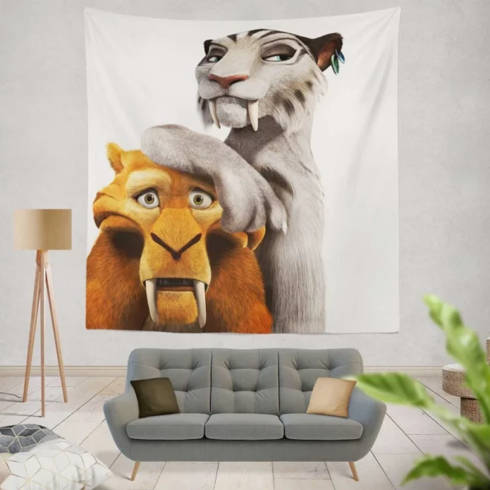 Ice Age Continental Drift Movie Wall Hanging Tapestry