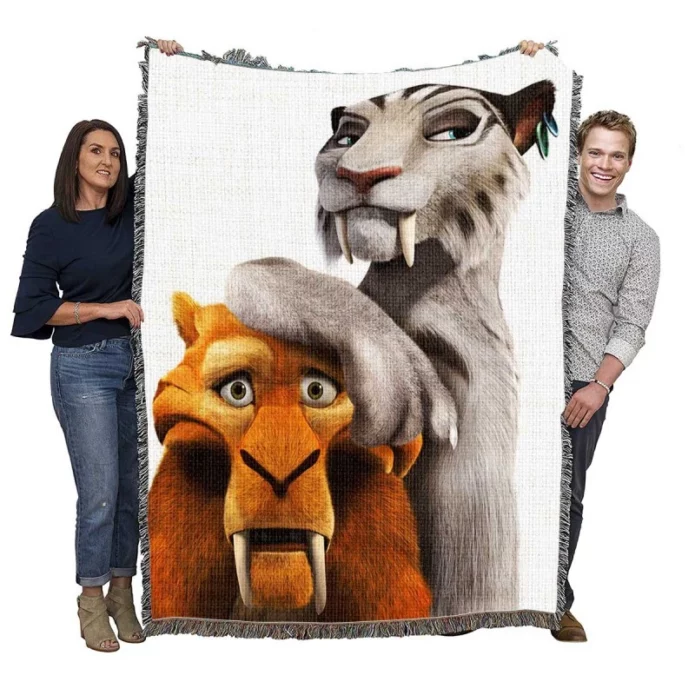 Ice Age Continental Drift Movie Woven Blanket
