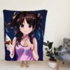 Ice Cream Desert Anime Girl Fleece Blanket