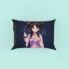 Ice Cream Desert Anime Girl Pillow Case