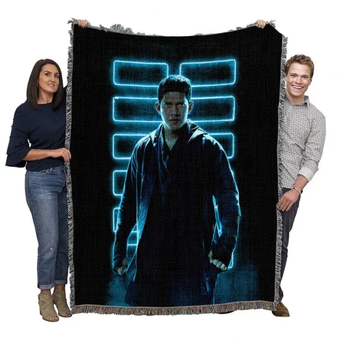 Iko Uwais As Hard Master In Snake Eyes Movie Hard Master Woven Blanket