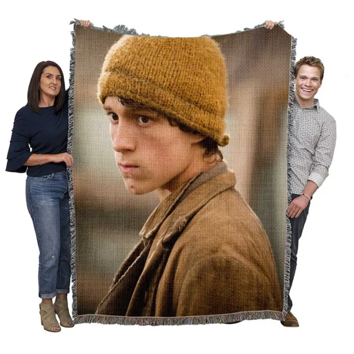 In the Heart of the Sea Movie Tom Holland Woven Blanket