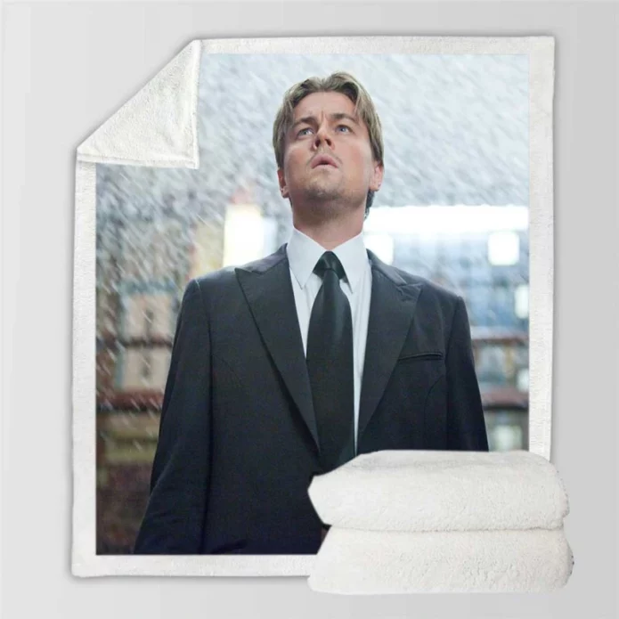 Inception Movie Leonardo Dicaprio Sherpa Fleece Blanket