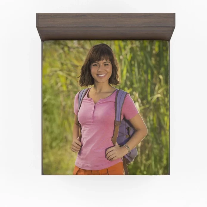 Isabela Merced in Dora and the Lost City of Gold Kids Movie Fitted Sheet