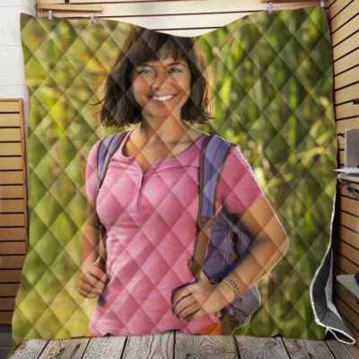 Isabela Merced in Dora and the Lost City of Gold Kids Movie Quilt Blanket