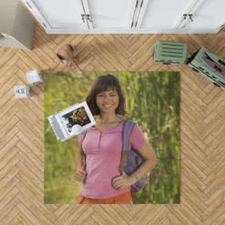 Isabela Merced in Dora and the Lost City of Gold Kids Movie Rug