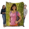 Isabela Merced in Dora and the Lost City of Gold Kids Movie Woven Blanket