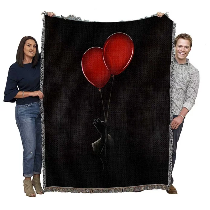 It Chapter 2 Two Pennywise Horror Movie Woven Blanket