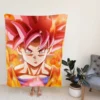 Japanes Anime Goku Fleece Blanket