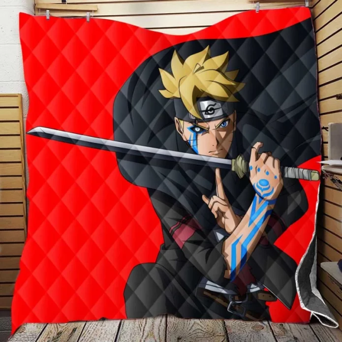 Japanese Anime Boruto Naruto Quilt Blanket