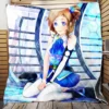 Japanese Anime Girl Quilt Blanket