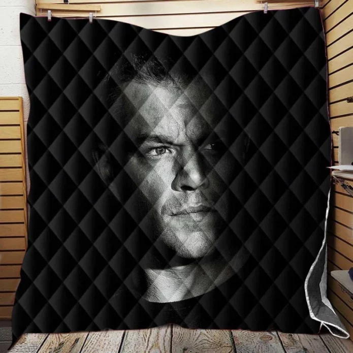 Jason Bourne Thriller Movie Quilt Blanket